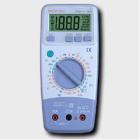 顯 示 器：最大顯示數(shù)1999，字高20mm;可以測量:直流電壓;交流電壓;直流電流;交流電流;電阻;電容,頻率;溫度,占空比;帶蜂鳴器通斷測試;二極管測試;晶體管hFE測試. 