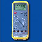 直流電壓； 交流電壓；直流電流；交流電流；電阻;電容；頻率；帶蜂鳴器通斷測試;二極管測試;晶體管hFE測試. RS232C串行通訊接口． 