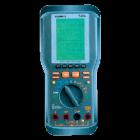 DMM-740A   萬(wàn)用示波表。帶寬：500KHz。取樣率：20M次/秒
 解析度：8Bit。雙通道。最大輸入電壓：1000Vp-p。RS-232C界面供傳輸測(cè)量數(shù)據(jù)及波形 
 
  
 

 