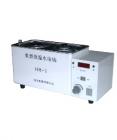  HH-2水浴鍋.工作水箱不銹鋼成形，抗腐蝕性能強。溫控精確，數(shù)字顯示，自動控溫。帶有磁力攪拌，工作中水溫均勻。孔數(shù):2
加熱功能:500W.熔絲管:3A.溫控范圍:室溫-100℃.溫升速度:從室溫升至-100℃≤±70mins.溫度均勻性:±1℃.使用環(huán)境:環(huán)境溫度 16-40℃, 相對溫度≤80℃.控溫精度:≤±1℃