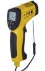 二合一測溫儀 DT-8833 量程范圍：非接觸紅外測溫儀，內(nèi)置式激光瞄準(zhǔn)測量溫度可達(dá)-50~800℃；外接K型熱電偶范圍-50～1370℃；距離與目標(biāo)尺寸比為13：1；℃/℉可轉(zhuǎn)換和自動關(guān)機功能

