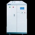 AN97010TSH   單相輸出程控變頻電源 輸出電壓低檔1～150V，高檔1～300V，效率高于85％。輸出容量：10KVA；電路方式：大屏幕液晶（320*240）顯示，IGBT/PWM脈沖寬度調(diào)節(jié)方式；工作方式：普通方式/步階方式（編程）/漸變方式（編程）