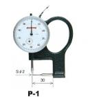 P-1 特殊應(yīng)用針盤式厚度計(jì).最小讀值:0.01mm.測(cè)定范圍:10mm.精度:20um