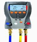  testo 523 數(shù)字式歧管儀（制冷系統(tǒng)節(jié)能監(jiān)測(cè)儀器），  數(shù)字式代替表盤式， 一機(jī)替代多種傳統(tǒng)儀表：表盤歧管儀、壓焓圖、溫度儀和壓力儀， 實(shí)現(xiàn)制冷系統(tǒng)的長(zhǎng)期監(jiān)測(cè)， 數(shù)據(jù)電腦分析替代手工記錄和計(jì)算
