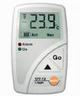  testo 177-T2電子溫度記錄儀，1通道，帶內(nèi)置傳感器，可快速瀏覽當前讀數(shù)、儲存讀數(shù)、最大值/最小值、以及超過限值的次數(shù)。NTC(溫度)-40.0 ... 70.0 °C
 