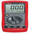 UT106 手持式汽車多用表  直流電壓：200mV-1000V：交流電壓：200V/750V；直流電流：200mA/10A；電阻：200W-20MW；攝氏溫度：-40℃∽1000℃；頻率：2kHz；轉(zhuǎn)速：4CYL/6CYL/8CYL；閉合角：4CYL/6CYL/8CYL
 
