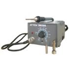 ·采用不銹鋼體發(fā)熱芯，與傳統(tǒng)陶瓷發(fā)熱芯比，延長(zhǎng)發(fā)熱芯壽命，測(cè)溫頭與烙鐵頭緊密接觸，測(cè)溫靈敏，回溫迅速。

·發(fā)熱芯與烙鐵頭分體設(shè)計(jì)，焊咀與國(guó)際品牌相同，比一體化發(fā)熱體大大節(jié)省了使用成本，烙鐵頭更換方便。

·27V低壓輸出，穩(wěn)定的接地阻抗，絕對(duì)能夠保護(hù)敏感元件及工作人員的安全。

·手柄設(shè)計(jì)輕巧，適合長(zhǎng)時(shí)間使用。

·特別適用于SMD元件的手工貼裝、返修和普通直插式元器件的焊接，以及其他不同工藝要求的焊接工作。

·溫度鎖定（機(jī)械式），防止操作人員誤調(diào)溫度。

