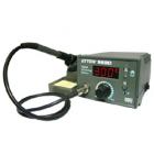 ·采用不銹鋼發(fā)熱芯，與烙鐵頭緊密接觸，測(cè)溫靈敏，回溫迅速，且壽命長(zhǎng)。

·發(fā)熱芯與烙鐵頭分體設(shè)計(jì)，焊嘴與國(guó)際品牌相同通用，節(jié)省使用成本，更換方便。

·采用單片機(jī)控制，控溫精確、穩(wěn)定。

·旋鈕調(diào)節(jié)輸入數(shù)據(jù)、數(shù)碼管顯示、操作方便快捷，顯示直觀。

·智能化插卡溫度管理，防止操作人員誤調(diào)溫度，保證生產(chǎn)工藝。

·數(shù)字式校溫，校正準(zhǔn)確。
