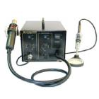 ·AT8502是二合一維修系統(tǒng)，能應(yīng)付各種焊接需要，能發(fā)揮全面維修功能，各功能均可獨立使用。

·采用防靜電設(shè)計，防止因靜電及漏電而損壞PCB板。

·傳感器閉合回路控制，升溫迅速，溫度精確穩(wěn)定，可安全拆焊QFP、PLCC、SOP、BGA等對溫度敏感的元器件。

·智能冷卻系統(tǒng)，工作完畢關(guān)機后延時送風，風溫低于100℃后自動切斷電源。

·采用原裝進口發(fā)熱絲，壽命超長。

·采用原裝進口氣泵、低振動、無噪音設(shè)計、保持工作環(huán)境的清靜。
