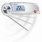 產(chǎn)品介紹：
testo 104可折疊式防水溫度計(jì)。適用于食品生產(chǎn)車間、餐飲、酒店、工業(yè)廚房、超級(jí)市場(chǎng)等的快速測(cè)量。配備的探頭極細(xì)而堅(jiān)固 

